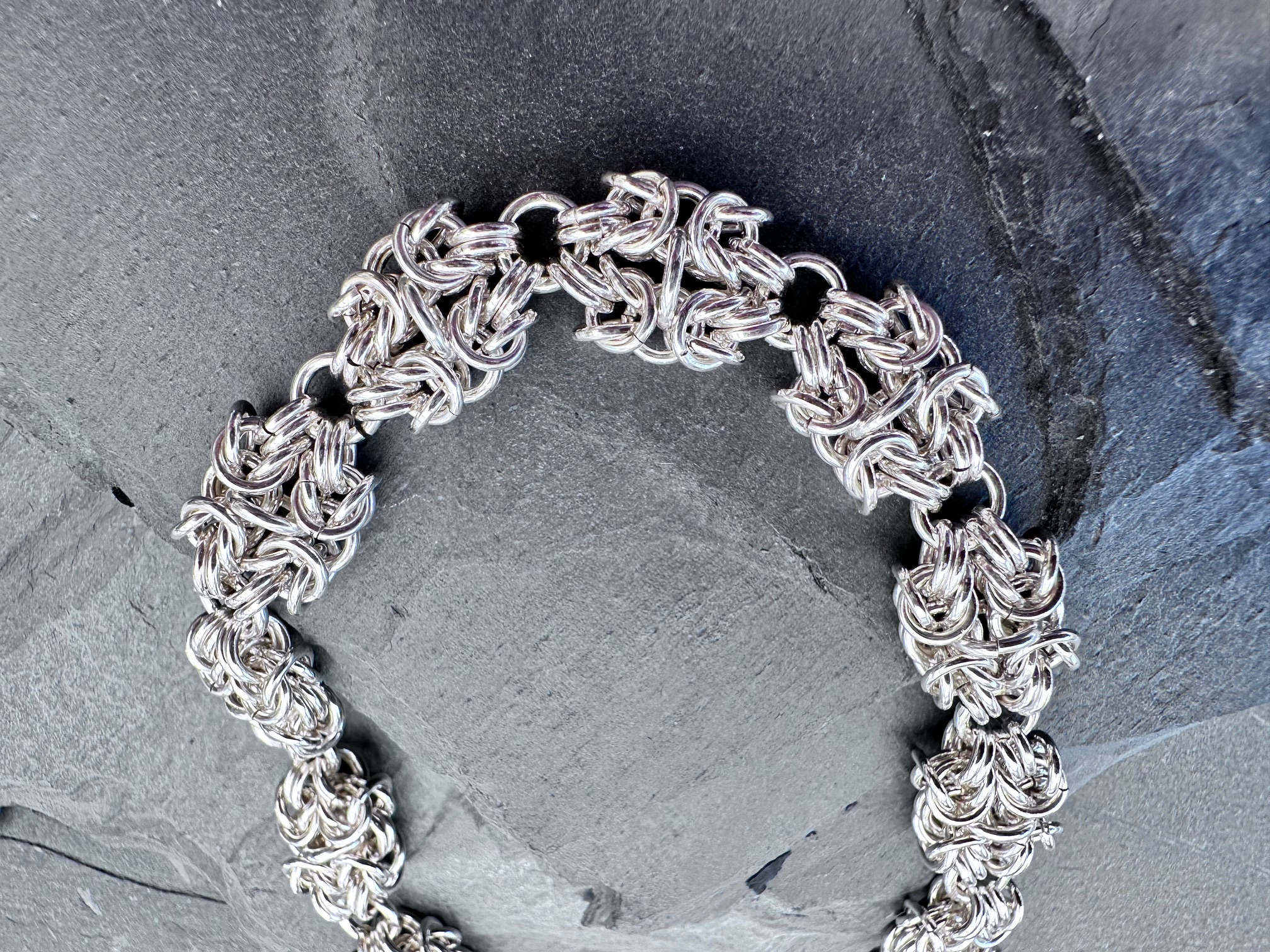 Realy heavy pieace each "ball" of ring takes huge amount of time to make